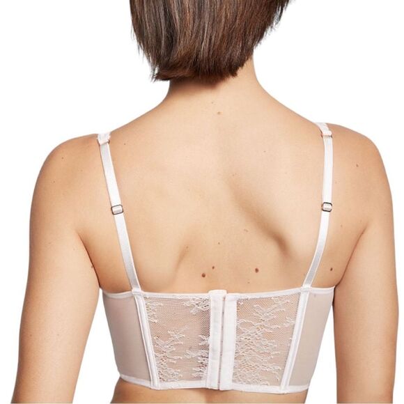 Victoria’s Secret DREAM ANGELS Unlined Lace-Up Corset Top in the Size Large - Picture 5 of 7